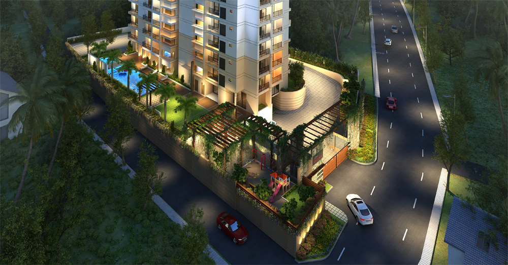 skyline exotica elevation ground floor
