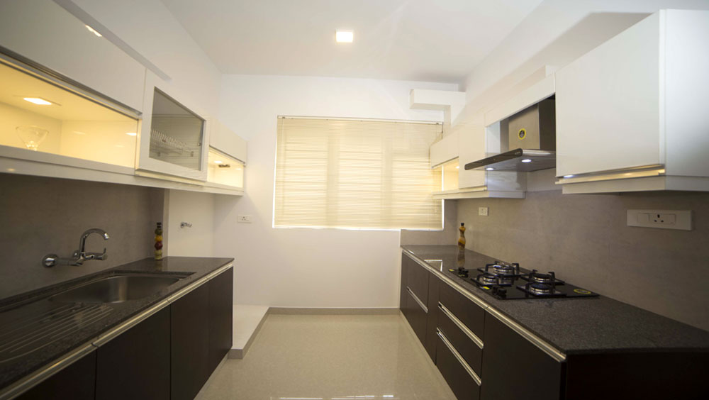 Skyline cambridge sample flat kitchen