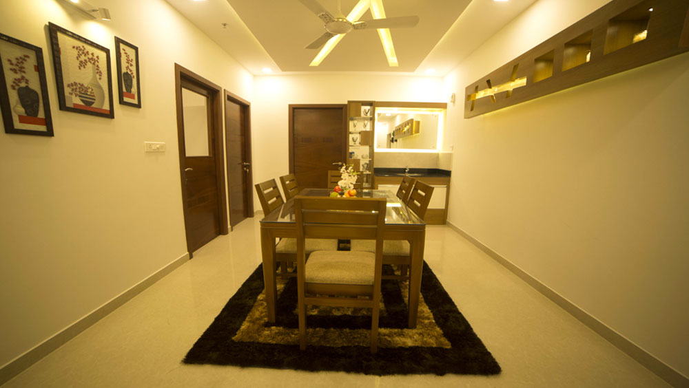 Skyline cambridge sample flat dining
