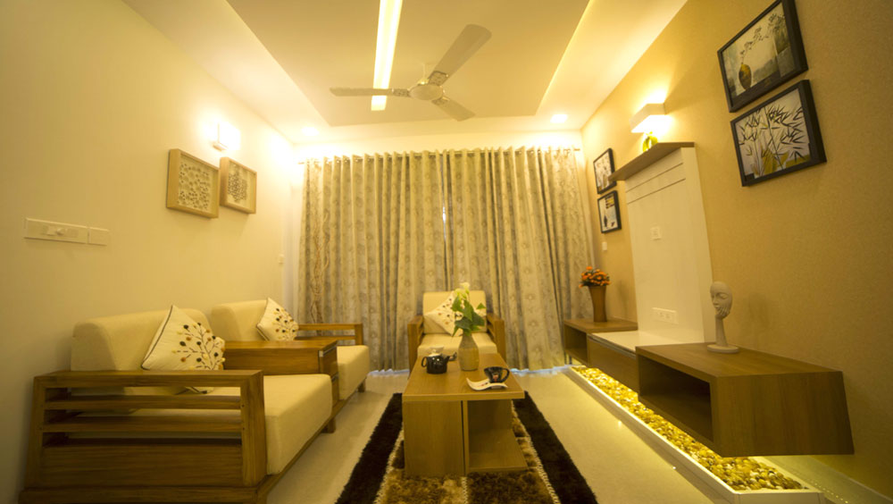 Skyline cambridge sample flat living