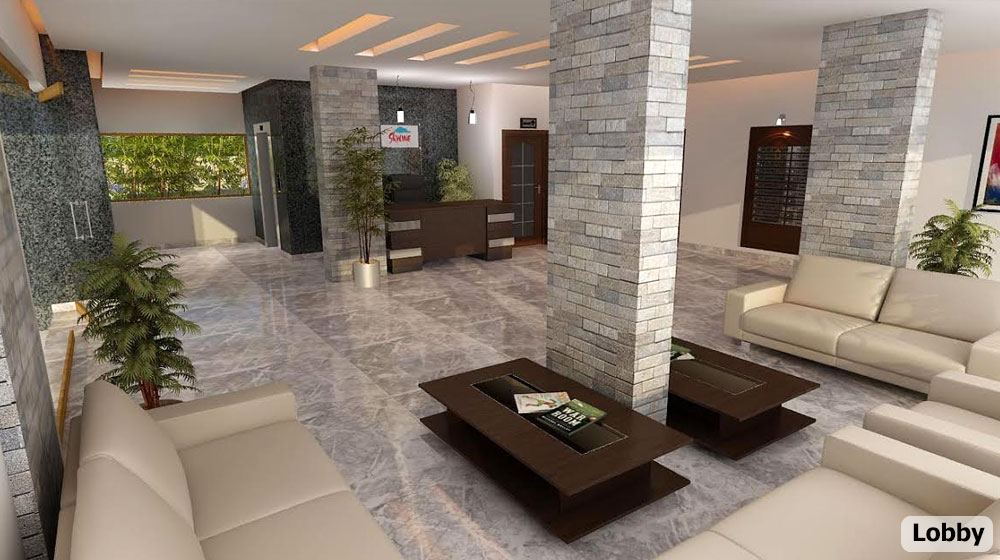 Skyline cambridge Apartment Lobby