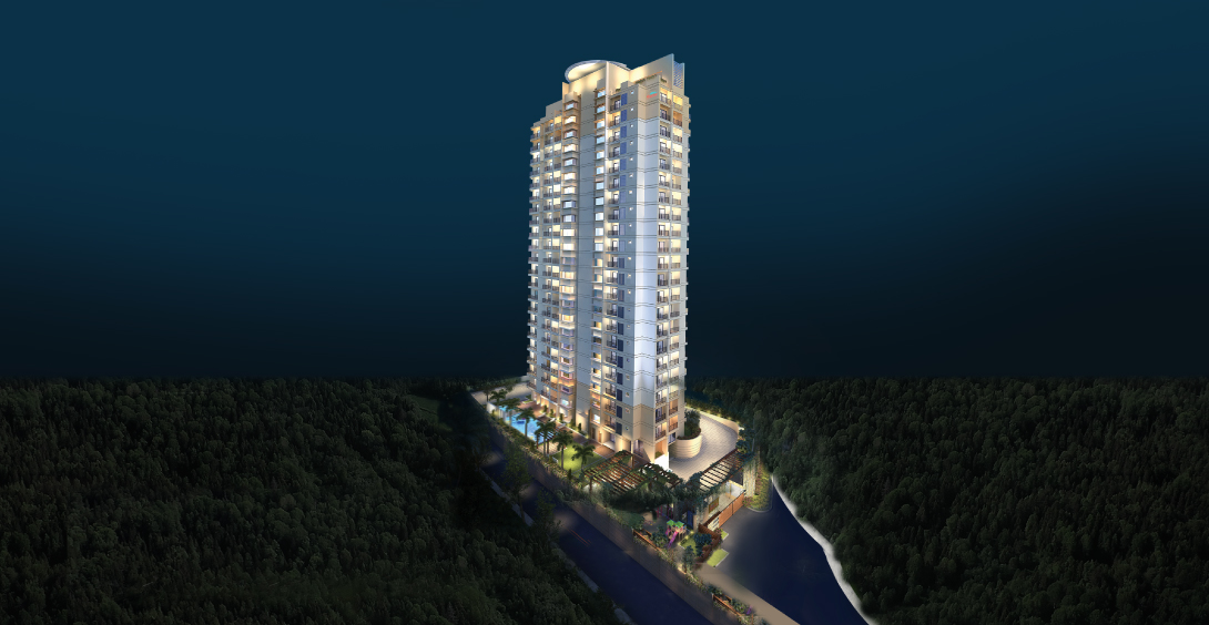 skyline exotica elevation night view